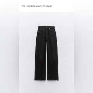 Zara wide leg jeans - size 8